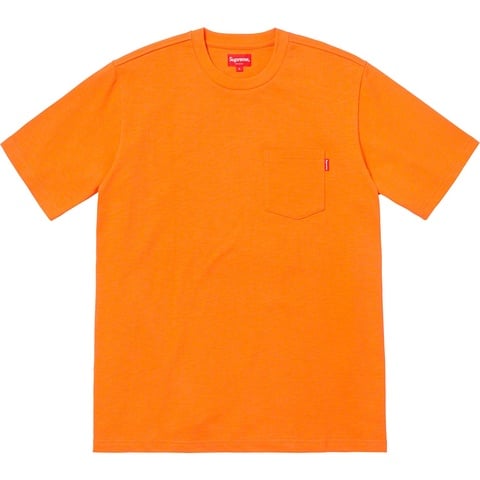 Supreme S/S Pocket Tee - Orange