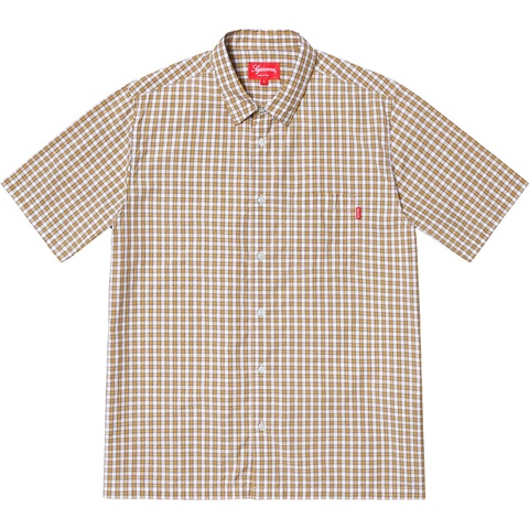 Supreme Plaid S/S Shirt - White