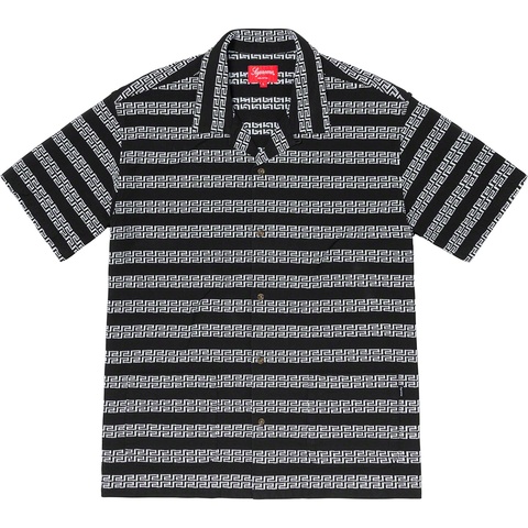 Supreme Key Stripe S/S Shirt - Black