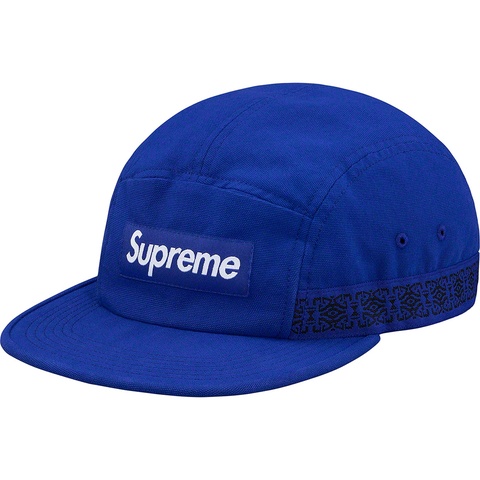 Supreme Side Tape Camp Cap - Royal