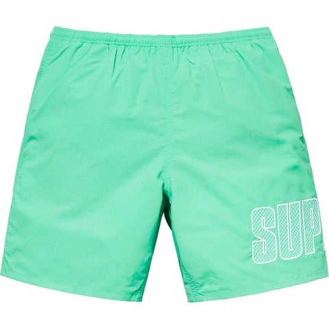 Supreme Logo Appliqué Water Short - Mint