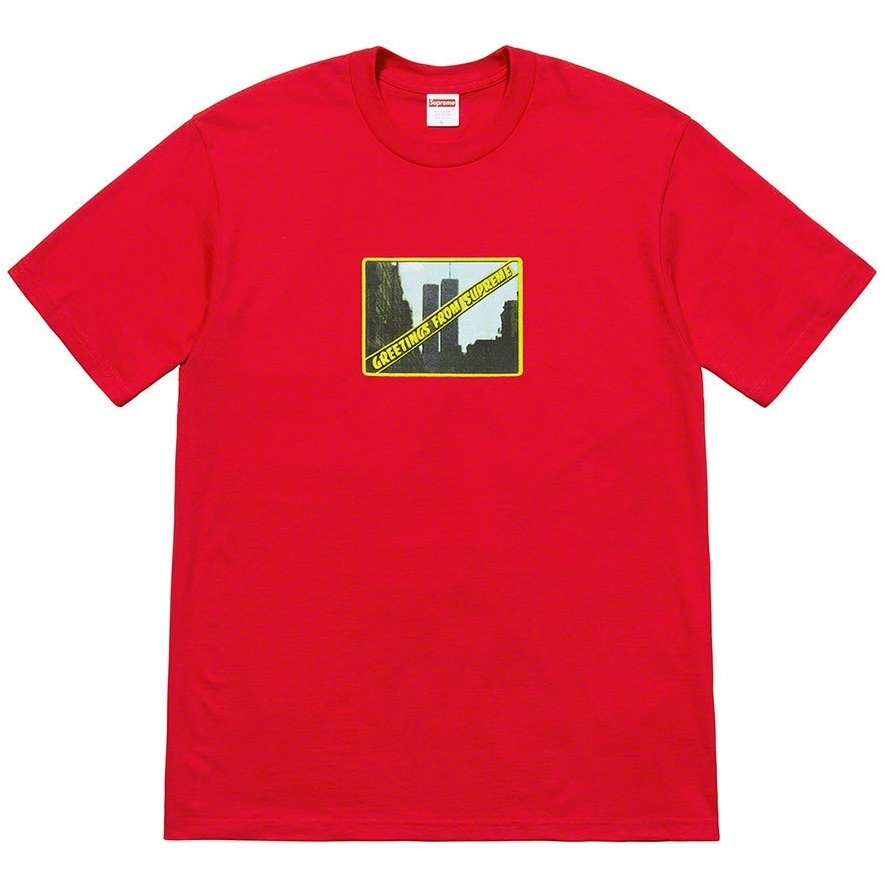 Supreme Greetings Tee (spring/summer 2019) - $38.00