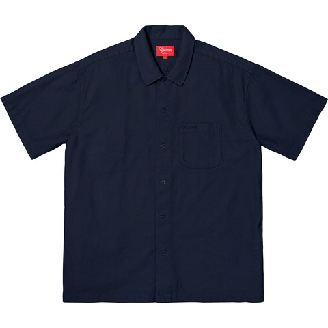 Supreme Pinhole S/S Shirt - Navy