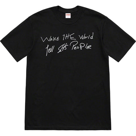 Supreme Buju Banton Wake The World Tee - $44.00
