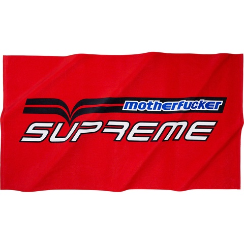Supreme Motherfucker Towel - Red