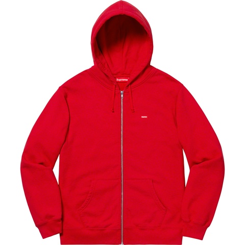 Supreme Small Box Zip Up Sweatshirt - Red