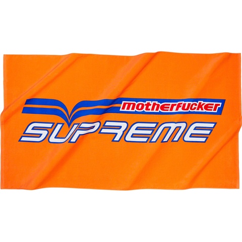 Supreme Motherfucker Towel - Orange