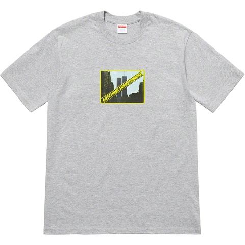 Supreme Greetings Tee - Heather Grey