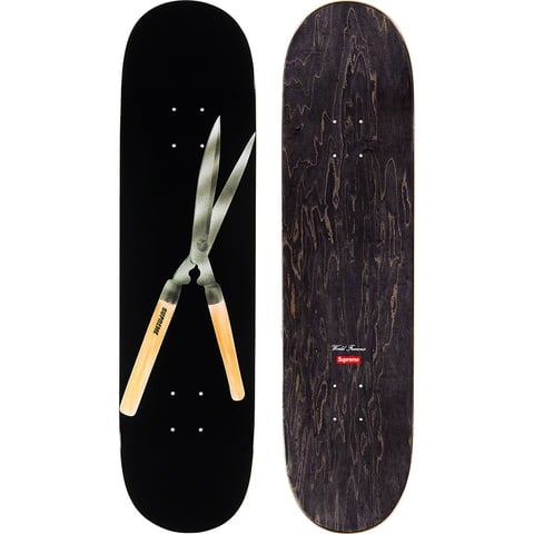 Supreme Shears Skateboard -  Black - 8" x 32"
