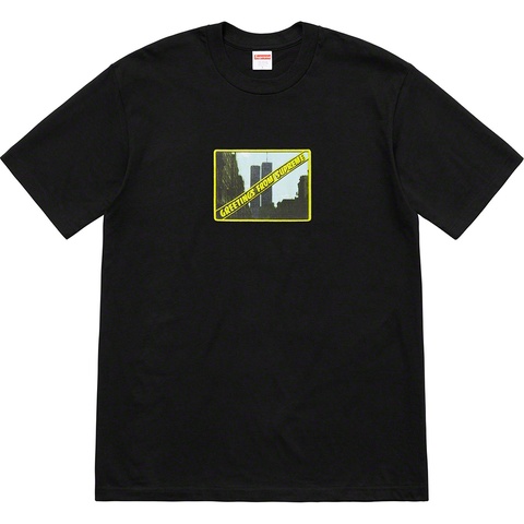 Supreme Greetings Tee - Black