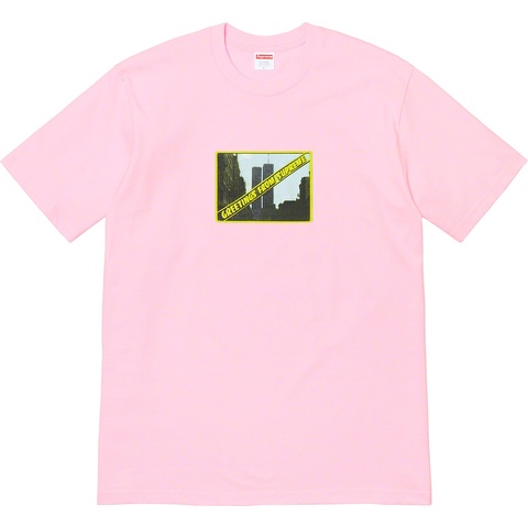 Supreme Greetings Tee - Light Pink
