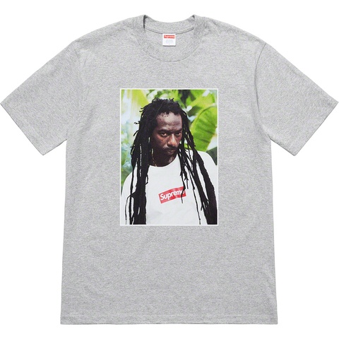 Supreme Buju Banton Tee - Heather Grey
