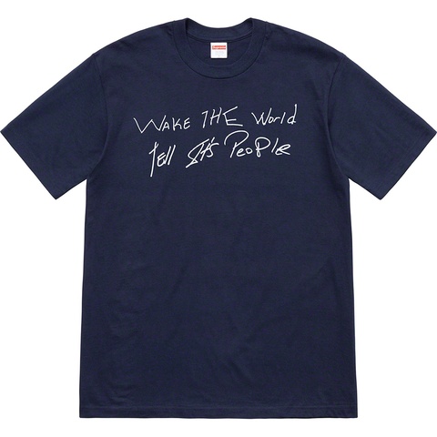 トップス Supreme Buju Banton Wake The World Tee Buju Banton Wake The World Tee - Supreme
