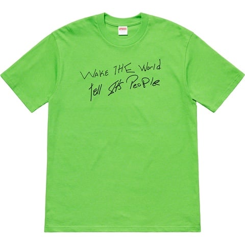 Supreme Buju Banton Wake The World Tee - Green