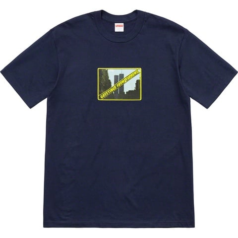 Supreme Greetings Tee - Navy