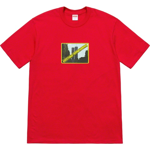 Supreme Greetings Tee - Red