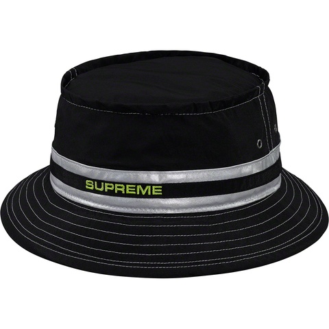 Supreme Contrast Stitch Crusher - Black