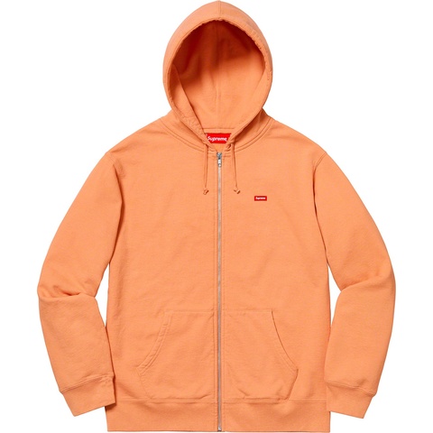 Supreme Small Box Zip Up Sweatshirt - Pale Orange