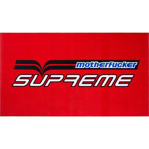 Supreme Motherfucker Towel - Red
