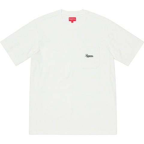 Supreme Terry Pocket Tee - White