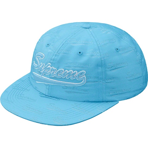 Supreme Jacquard Script 6-Panel - Light Blue