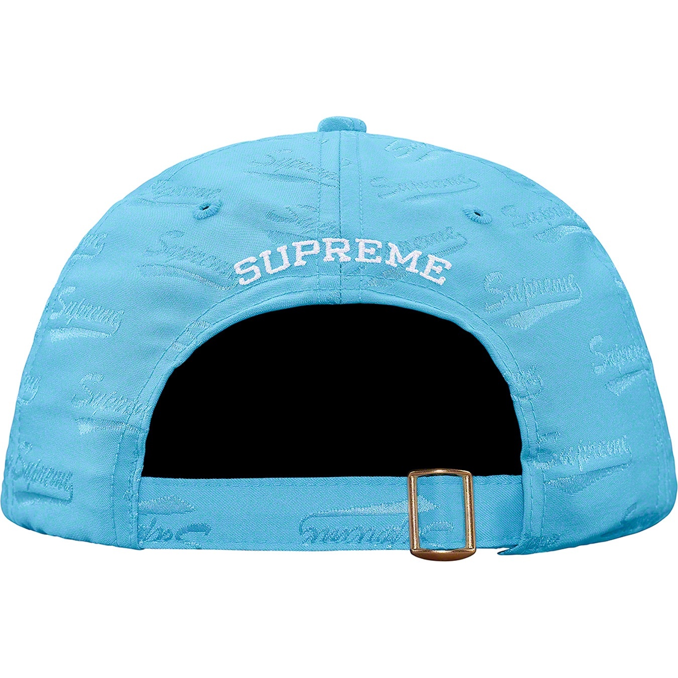 Supreme Jacquard Script 6-Panel (SS19) - Light Blue - $54