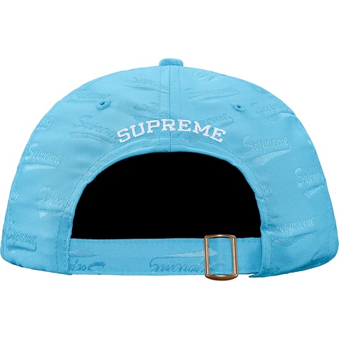Supreme Jacquard Script 6-Panel - Light Blue