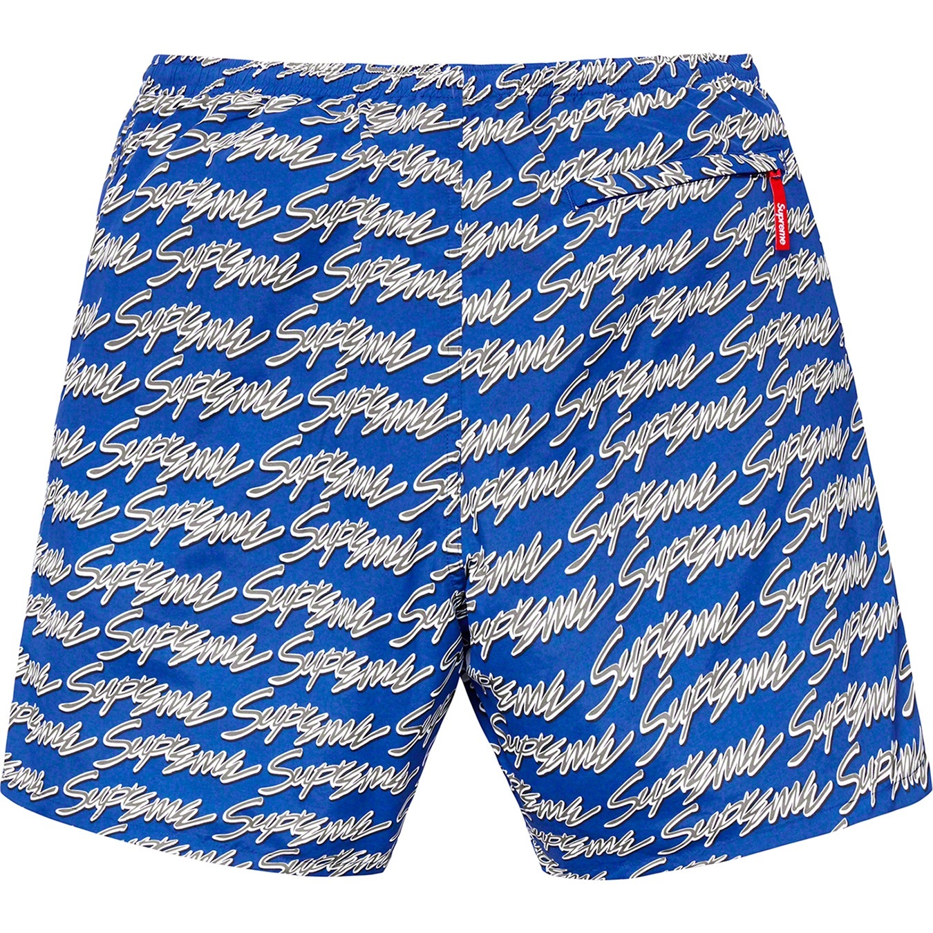 【美品】Supreme 19SS Script Logo Water Short Supreme Signature Script Logo Water Short (SS19) - $118