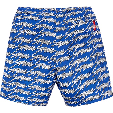 パンツ Supreme Signature Script Logo WaterShort Signature Script Logo Water Short - Supreme