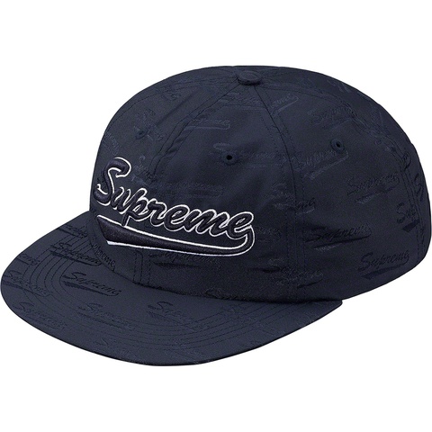 Supreme Jacquard Script 6-Panel - Navy