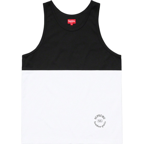 Supreme Split Tank Top - Black