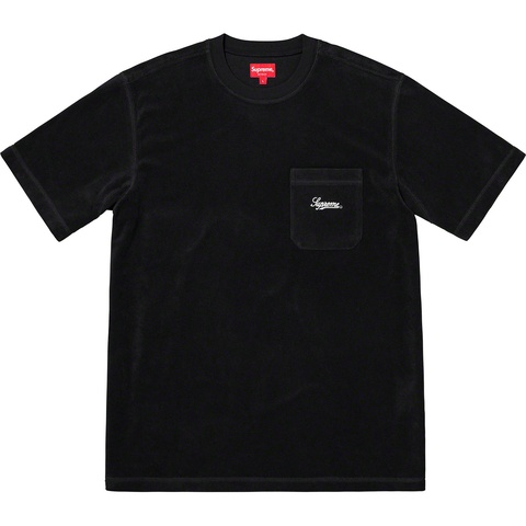 Supreme Terry Pocket Tee - Black