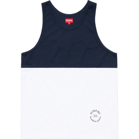 Supreme Split Tank Top - Navy