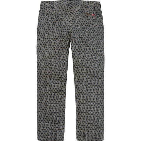 Supreme Work Pant - Navy Monogram