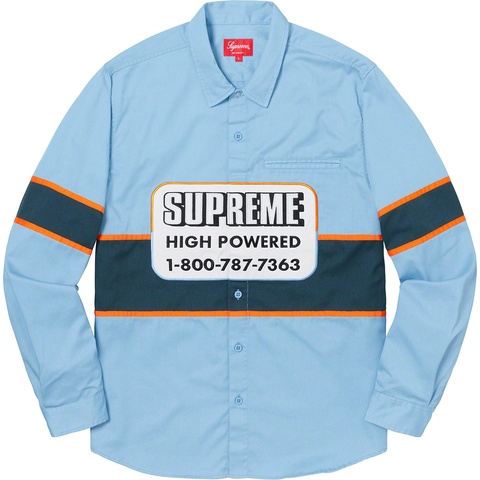 Supreme High Powered Work Shirt - Light Blue