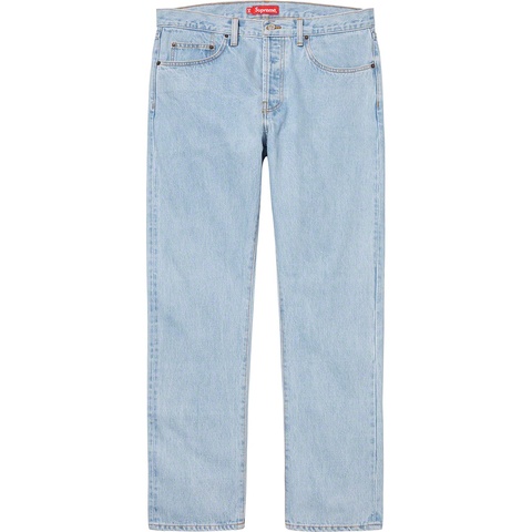 Supreme Stone Washed Slim Jean - Stone Washed Indigo