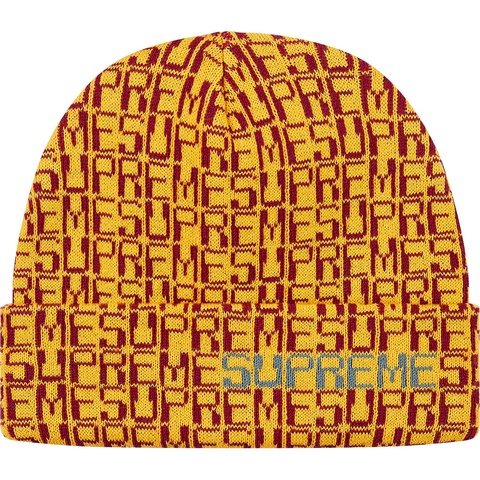 Supreme Digital Beanie - Yellow