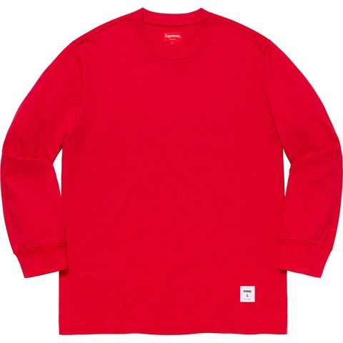 Supreme Trademark L/S Top - Red
