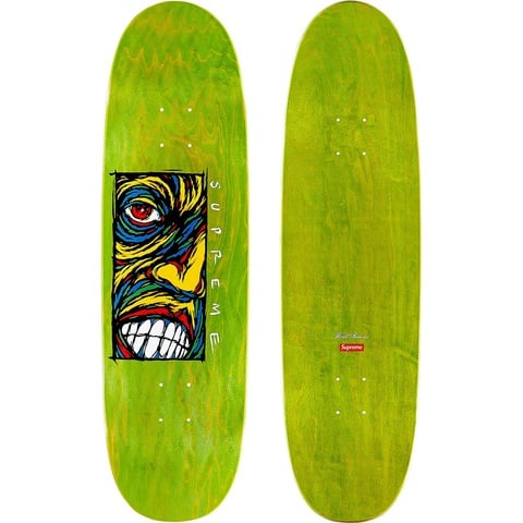 Supreme Disturbed Skateboard - Lime - 8.75" x 32" 