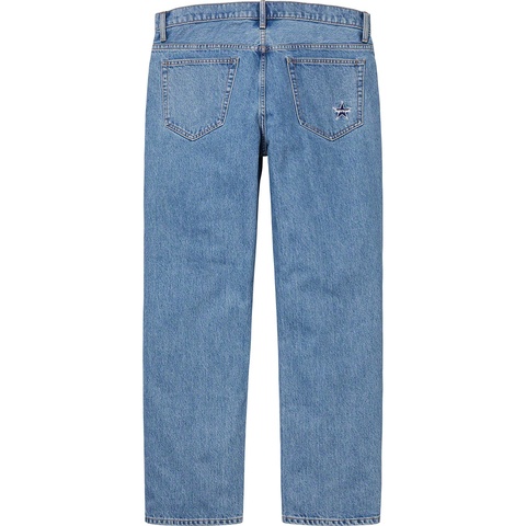 Supreme Washed Regular Jean - Blue