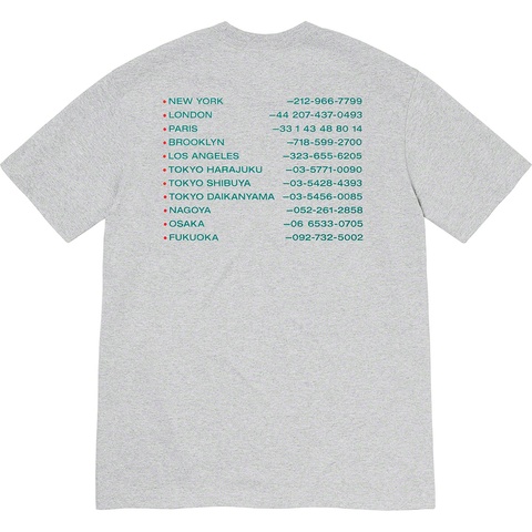 Supreme New Shit Tee - Heather Grey
