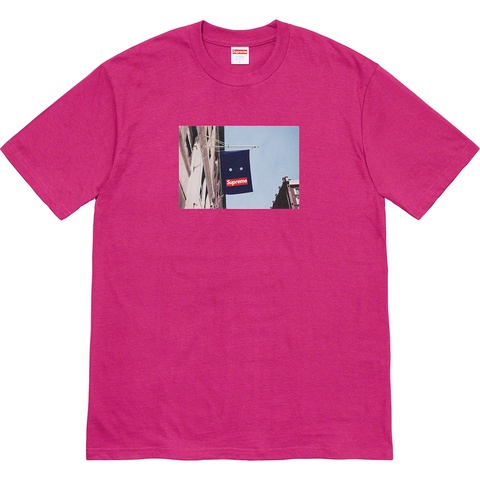 Supreme Banner Tee - Magenta
