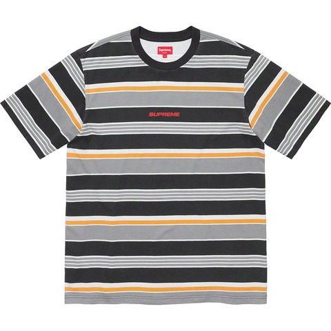 Supreme Stripe S/S Top - Black
