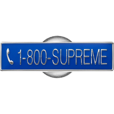 1-800 Pin - fall/winter 2019 - Supreme