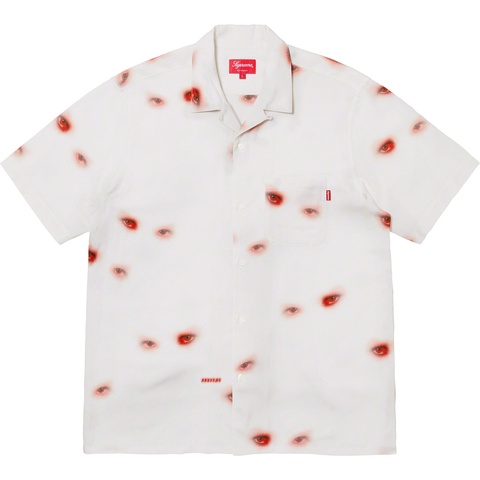 Supreme Eyes Rayon S/S Shirt - Off-White