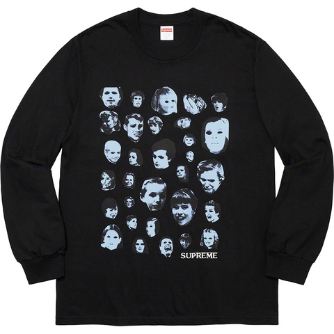 Supreme Faces L/S Tee - Black