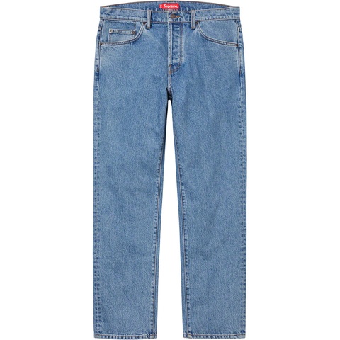 Supreme Washed Regular Jean - Blue