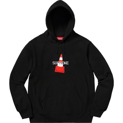 Supreme Cone Hooded Sweatshirt - Black
