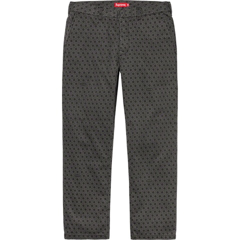 Supreme Work Pant - Black Monogram