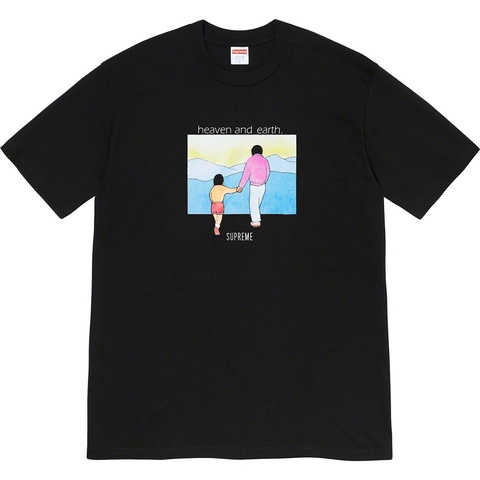Supreme Heaven and Earth Tee - Black